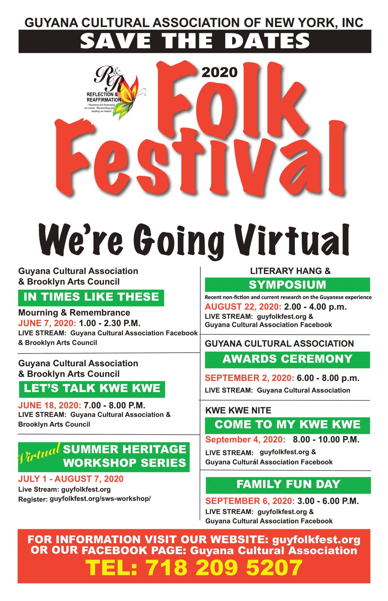 FOLK FESTIVAL CALENDAR OF EVENTS