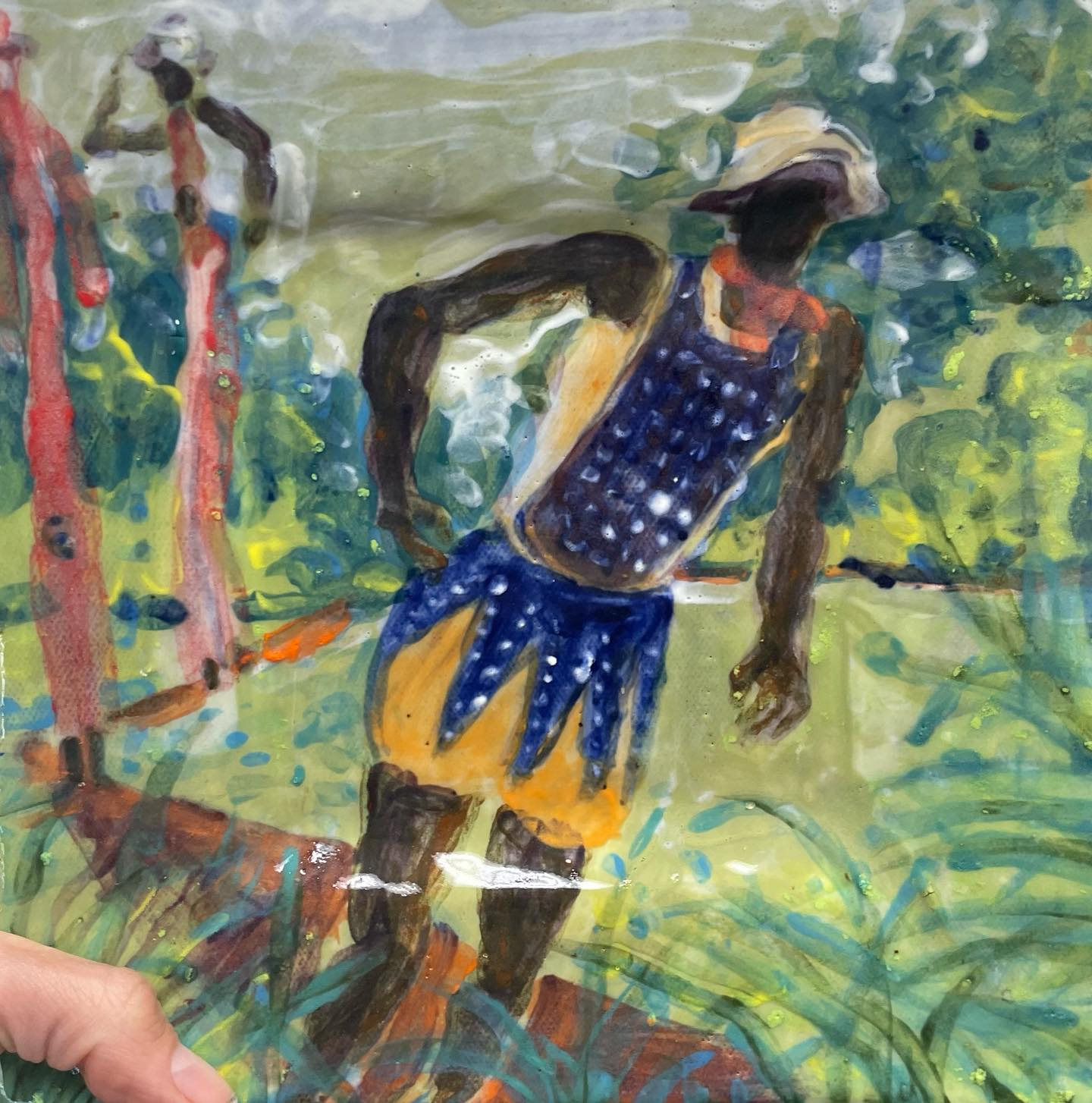 Victor L. Davson. From the series of “new decorative ceramic masquerade plates.”