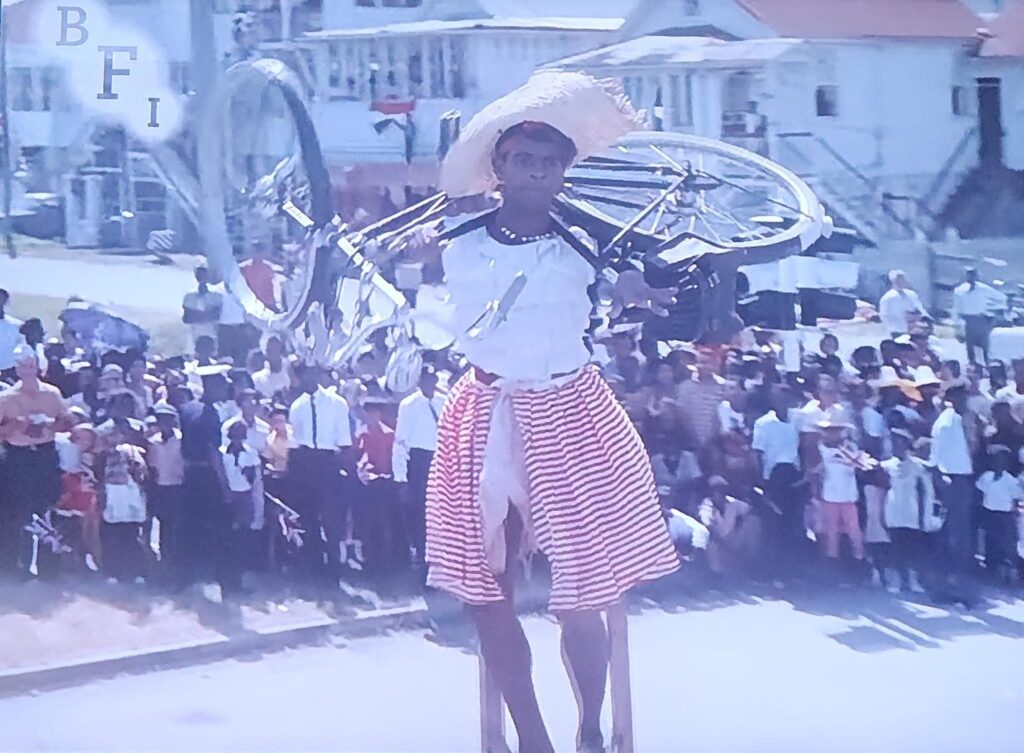 Boysie Sage (1966).
Freeze-frame from British Film Institute Archive. “The Royal Tour of the Caribbean (1966).