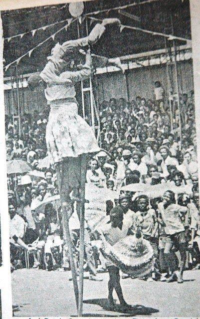 These photographs captured many dimensions of Masquerade during the between the 1950s and the 1970s.  How was this dynamism registered in the works of a generation of distinguished Guyanese artists?  We start with Dudley Charles.