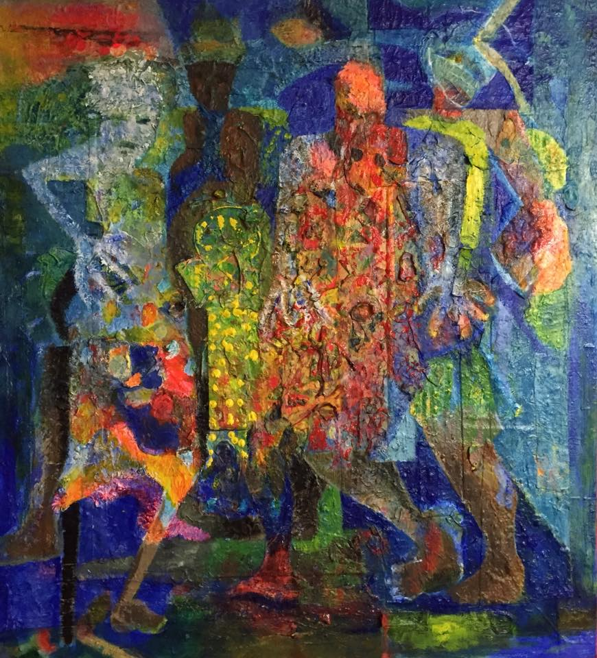 “Evening: Masquerading in the Evening.”  Dudley Charles, “40"x37."